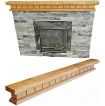 Каминные полки из массива дуба.
