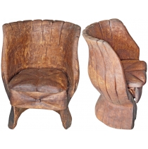 Резные фигуры из массива дуба.