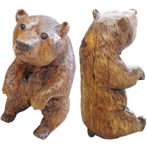 Резные фигуры из массива дуба.