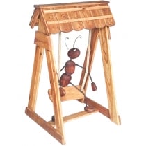 Резные фигуры из массива дуба.