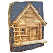 Резные фигуры из массива дуба.