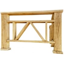 Заборы, перила, ограждения... из массива дуба.