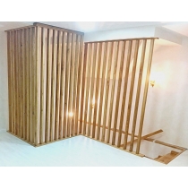 Заборы, перила, ограждения... из массива дуба.